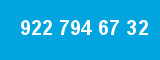 922 794 67 32 922 794 67 32